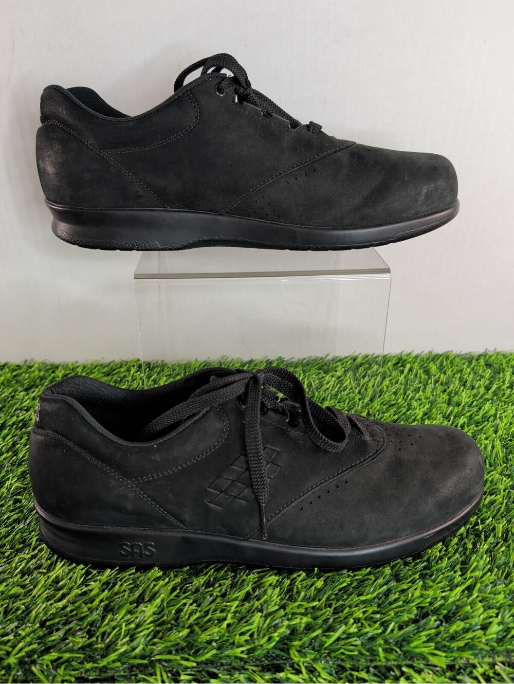 SAS Women's Free Time Charcoal Black Size 9 Slim Walking Shoes